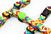 Tailpetz H-Tipi Köpek Göğüs Tasması Rainbow M